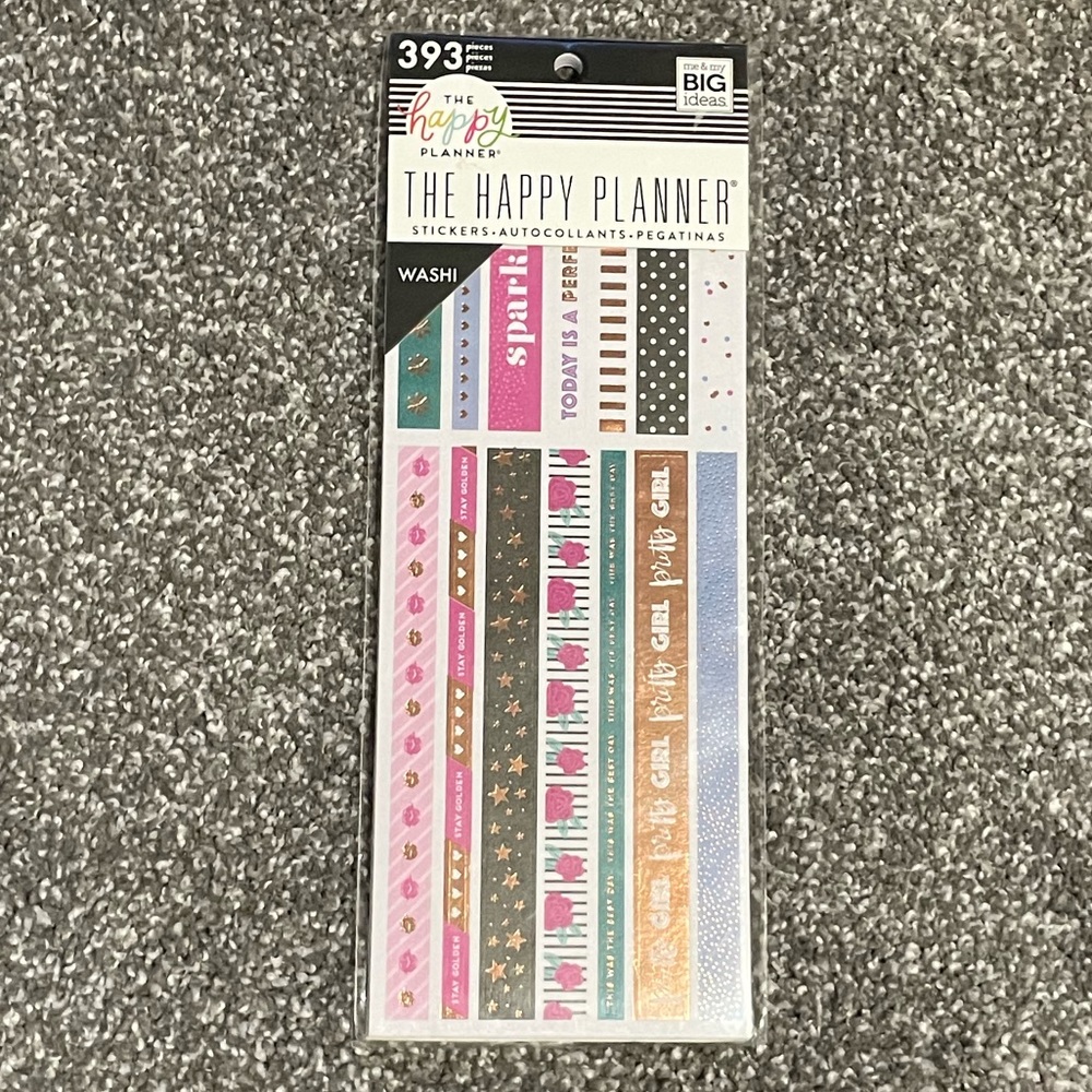 The Happy Planner Girly Washi Sticker Book